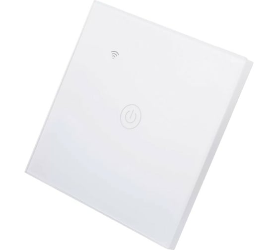 Умный встраиваемый выключатель GEOZON WS-01 1 линия Wi-Fi, безнулевой вход, white GSH-SСW01