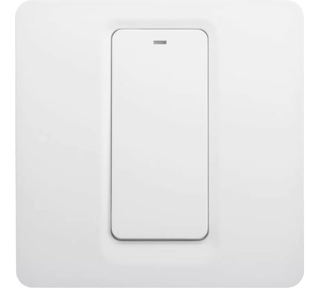 Умный встраиваемый  выключатель GEOZON WS-04 1 линия мех. ,Wi-Fi, безнулевой вход,white GSH-SСW04