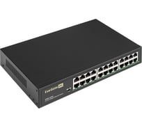 Коммутатор неуправляемый ExeGate EDGS-1024D 24-портовый гигабитный UTP 10/100/1000 Base-T, металлический корпус, с возможностью установки в стойку 298696