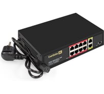 Коммутатор неуправляемый ExeGate EDGS-1082D.8PoE-120W 10-портовый: 8 портов UTP 10/100 Base-Tx с поддержкой IEEE 802.3af PoE 299028