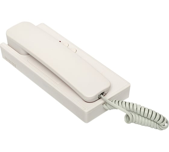 Аудиодомофон аудиотрубка EKF IPA-01 белый 2провода IP20 int-ipa-01