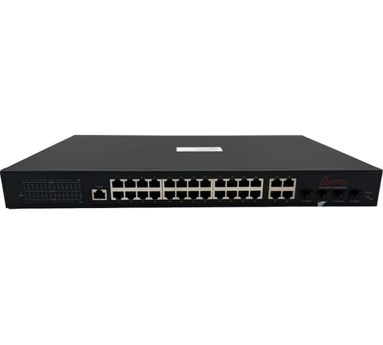 Управляемый PoE коммутатор АМАДОН 24 порта PoE, 4 Combo SFP + RJ45, L2+. KA-CPU-24GE4GS