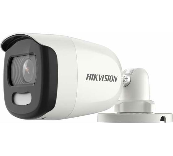 Уличная компактная цилиндрическая HD-TVI камера Hikvision DS-2CE10HFT-F(3.6mm) 5Мп с LED подсветкой АВ5034257