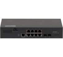 Управляемый коммутатор GIGALINK L2, 8 Base-T 10/100/1000Mb/s портов GL-SW-G201-10