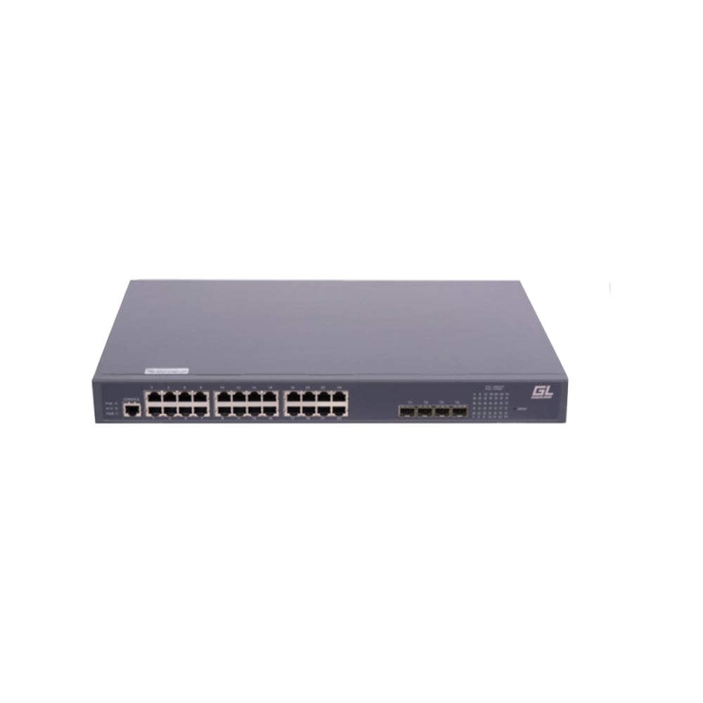 Управляемый коммутатор GIGALINK L2 POE 24 BASE-TX 10/1001000Mb/s POE, 4 ...