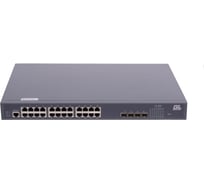 Управляемый коммутатор GIGALINK L2 POE 24 BASE-TX 10/1001000Mb/s POE, 4 1/10G SFP+ GL-SW-G204-28P