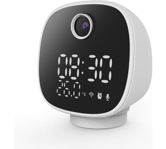 Умная Wi-Fi камера 5в1 Halsa с часами, термометром и ночником HSL-S-102W