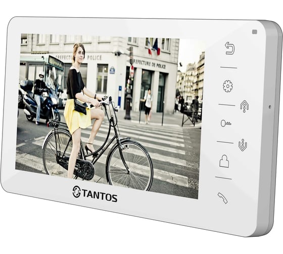 Монитор видеодомофона Tantos, цветной, TFT LCD 7" Amelie (White) HD