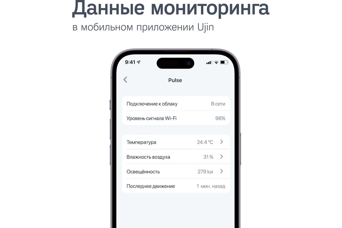 Умный датчик мультисенсор 4-в-1 Ujin WiFi/BLE работает с Алисой, голосовое  управление M-10000-0 - выгодная цена, отзывы, характеристики, 1 видео, фото  - купить в Москве и РФ