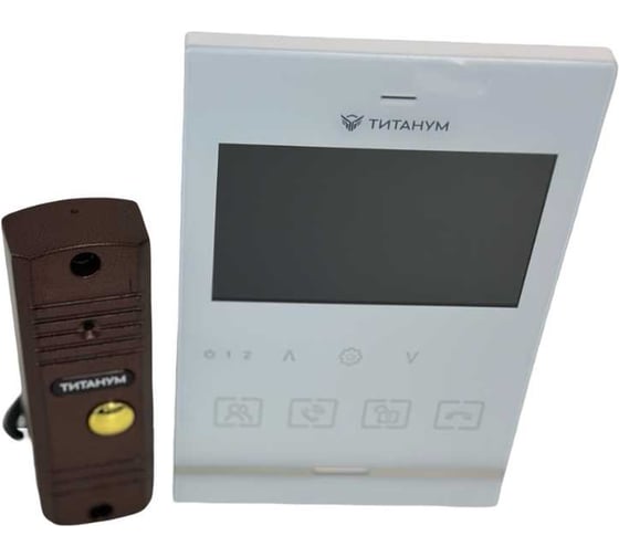 Комплект видеодомофона Титанум Элемент TM-VD-CVBS4.3-600TVL ЭТ-00000185