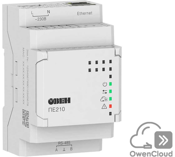 Шлюз сетевой для доступа к сервису ОВЕН OwenCloud ПЕ210-24 R-00005133