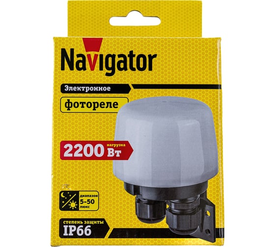 Датчик Navigator NS-PC04-WH Фотореле 80451
