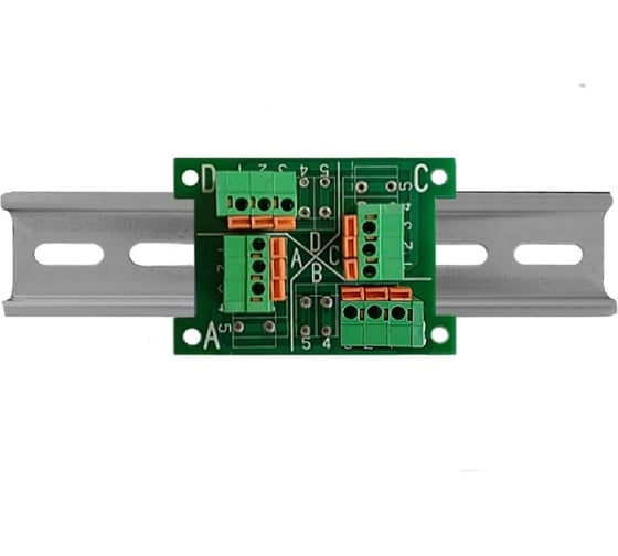 Разветвитель (сплиттер) интерфейсов Магнито-контакт CAN/ DMX512 /M-Bus /Modbus RTU РИ-4 DIN АЯКС 00-00032968