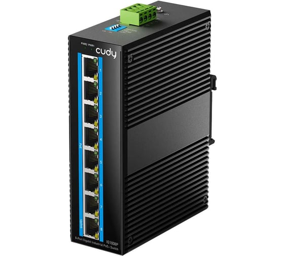 Промышленный коммутатор с 8 гигабитными портами Cudy IIG1008P 2.0 PoE+ 10000156202