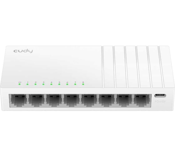 Коммутатор Cudy GS108U с 8 гигабитными портами и портом USB-C 10000151446