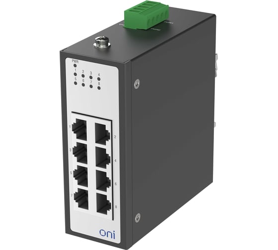 Коммутатор промышленный неуправляемый ONI ISU-430 8FE ISU-430-8FE0000000000