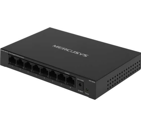 Коммутатор неуправляемый Mercusys (L2) 8x1Гбит/с MS108GS