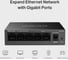 Коммутатор неуправляемый Mercusys (L2) 5x1Гбит/с MS105GS 5