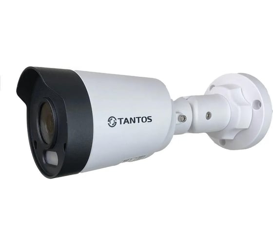 Уличная цилиндрическая универсальная видеокамера Tantos TSc-Pe2FN ColorView UVC (AHD, TVI, CVI, CVBS) с LED подсветкой белого цвета, двухмегапиксельная 00-00244634