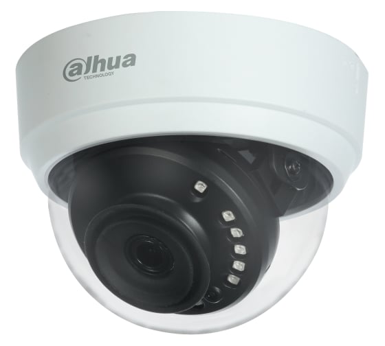 Видеокамера купольная Dahua HDCVI с фиксированным объективом DH-HAC-D1A21P-U-IL-0280B