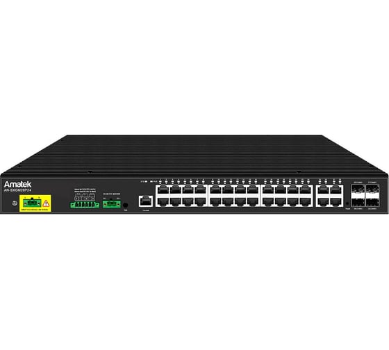 Коммутатор PoE Amatek промышленный управляемый AN-SXGM28P24 7001080