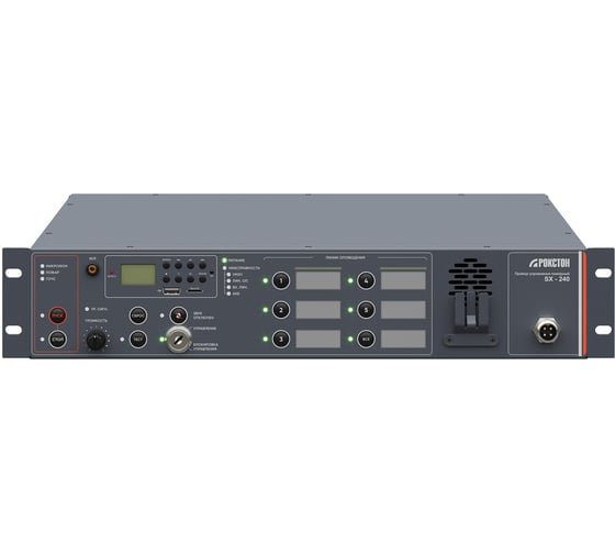 Многофункциональный усилитель Roxton SX-240 240 Вт, 100/70В и 4 Ом, 5 зон 00-00013169