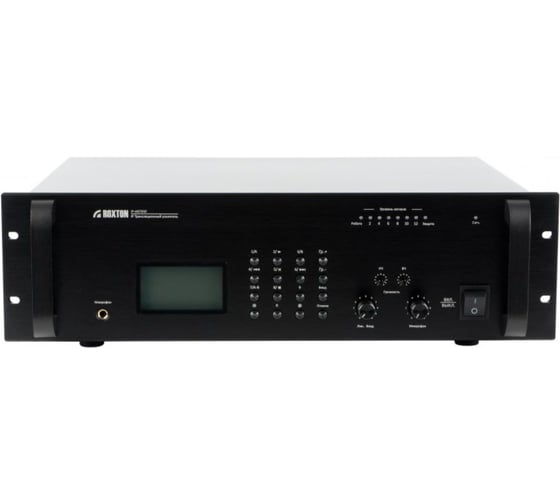 Трансляционный ip-усилитель Roxton IP-A67350 350 Вт, 70-100В, 4-16 Ом, микр/линейный вход, MP3, протоколы TCP/IP, RS-232, 220В 00-00029453