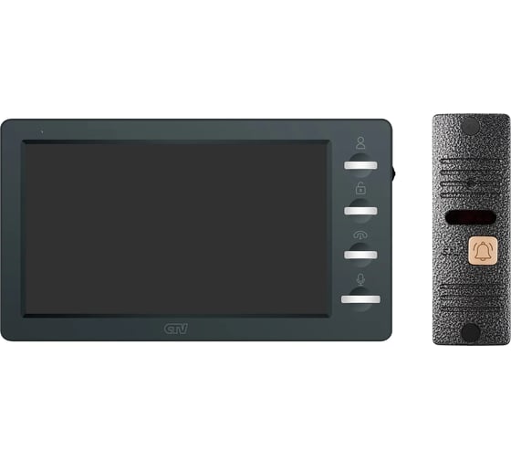 Комплект видеодомофона CTV -DP3702 Gamma Kit BSi 7, AHD, черный/серебро 4015827