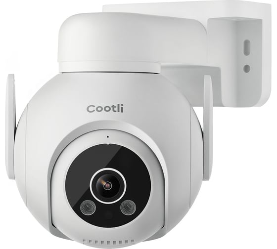 Камера видеонаблюдения WiFi уличная Cootli поворотная, 3 Мп, 2К CI-OIWF218 CAMV0218