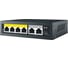 Коммутатор неуправляемый Netis P106C PoE, 6 портов, 4x100 Мбит/с, PoE+ 4х30 Вт (до 60Вт), uplink RJ45 2x100 Мбит/с, настольный, стальной корпус 10000131965 2