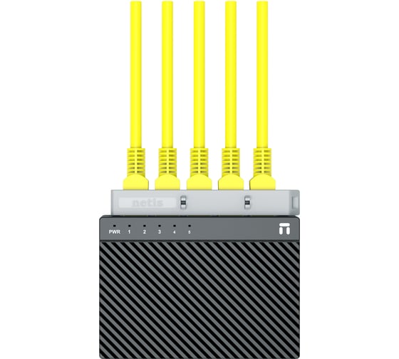 Коммутатор неуправляемый Netis ST3105GC 5х1 Гбит/сек, настольный, пластиковый корпус 10000145988
