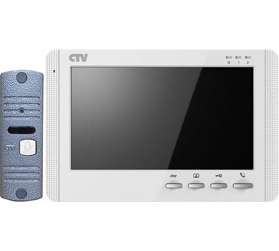 Комплект видеодомофона CTV белый CTV-DP1704MD WHITE