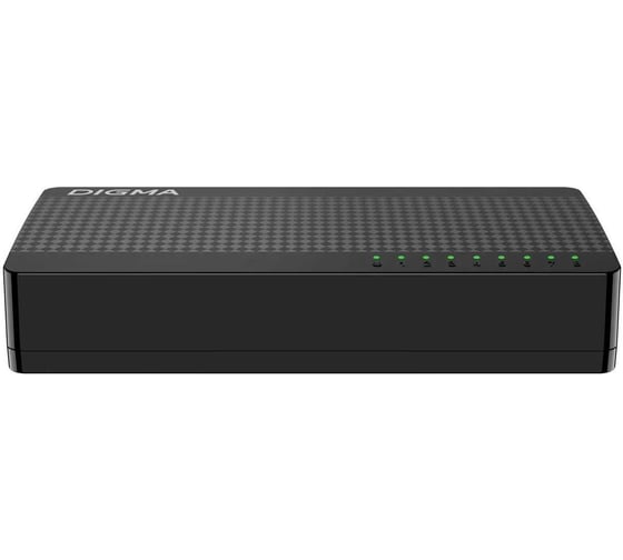 Коммутатор Digma 8x1Гбит/с неуправляемый DSW-108GE DSW-108GEV2 (L2) 1995670