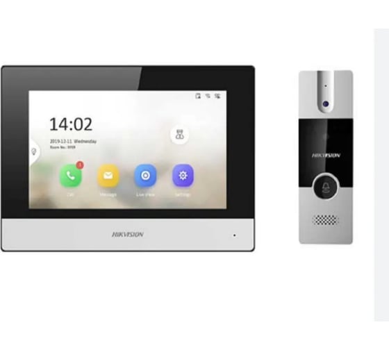 Комплект IP-видеодомофона Hikvision DS-KIS302-P