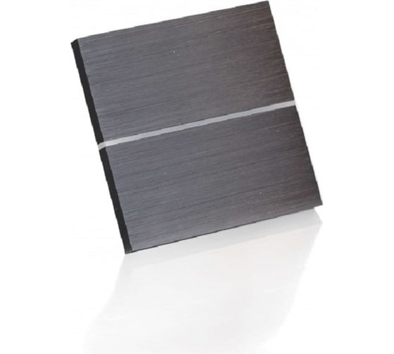 2 кнопочный выключатель SIBLING Люкс Powerlite-LS2B с 0 чёрный 00-00012917