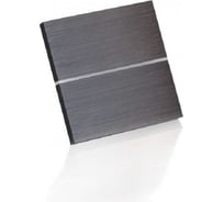 2 кнопочный выключатель SIBLING Люкс Powerlite-LS2B без 0 чёрный 00-00012921