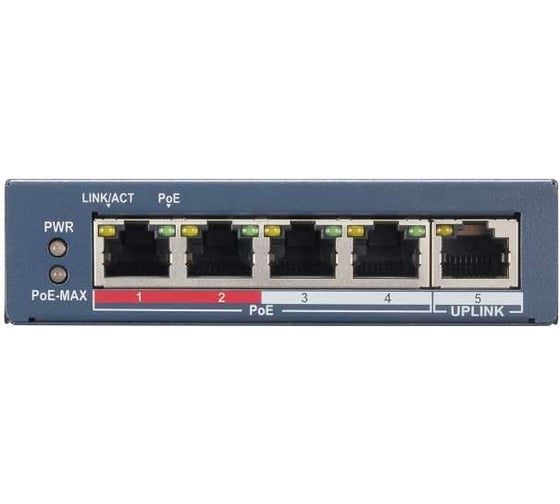 Интеллектуальный управляемый коммутатор HiWatch Ethernet, PoE SWT-1105P УТ-00043491 1