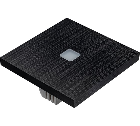 1 кнопочный выключатель SIBLING Люкс Powerlite-LS1B с 0 чёрный SIBLING 00-00012924