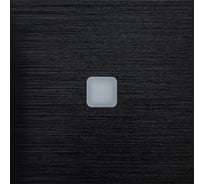 1 кнопочный выключатель SIBLING Люкс Powerlite-LS1B без 0 чёрный 00-00012928