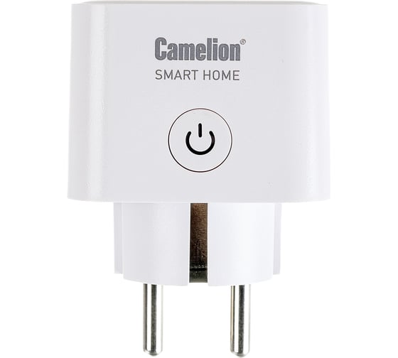 Одинарная розетка Camelion Smart Home BNS/SH-1/16A/WIFI 16A 3680В, WiFi+Счетчик+Контроль 14503