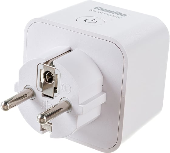 Одинарная розетка Camelion Smart Home BNS/SH-1/16A/WIFI 16A 3680В, WiFi+Счетчик+Контроль 14503