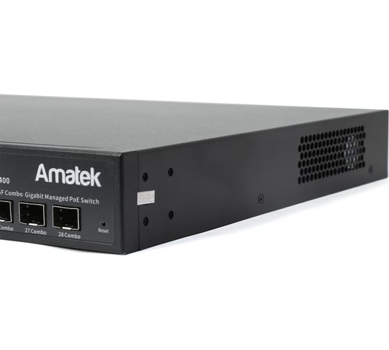 Коммутатор управляемый Amatek AN-SGM28P24-400 L2 400Вт 7000620