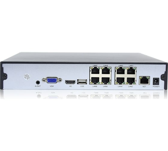 Сетевой IP видеорегистратор Amatek AR-N942F/4P с разрешением до 5 Мп 7000256