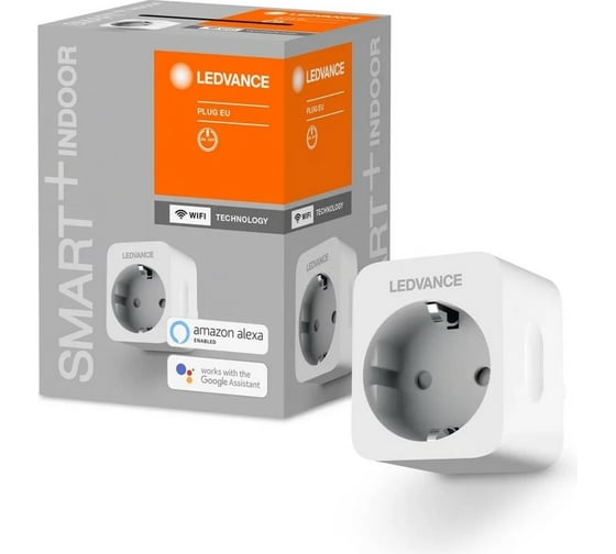 Умная розетка LEDVANCE SMART WIFI PLUG EU 4X1 LEDV 4058075537248