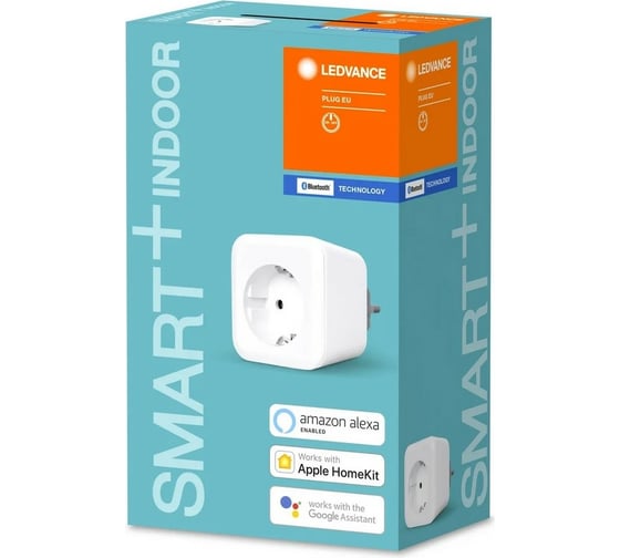 Умная розетка LEDVANCE SMART BT PLUG 4X1 EU GF LEDV 4058075208513