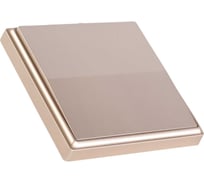 Дистанционный 1-клавишный выключатель GRITT Elegance золотистый, без реле 12004