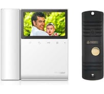 Комплект видеодомофона и вызывной панели COMMAX CDV-43K(White/AVC305B