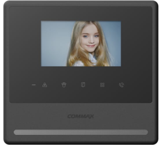 Комплект видеодомофона и вызывной панели COMMAX CDV-43Y( Black)/AVC305 CDV-43Y(Black)/AVC305