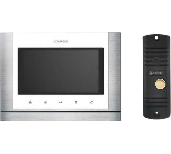 Комплект видеодомофона и вызывной панели COMMAX CDV-704MA(White)/AVC305B