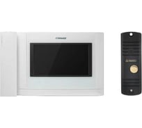 Комплект видеодомофона и вызывной панели COMMAX CDV-704MHA(White)/AVC305B
